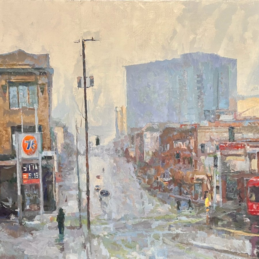 CAPITOL HILL, Peter Malarkey, oil on linen, 30 x 35 inches, copyright ©2024