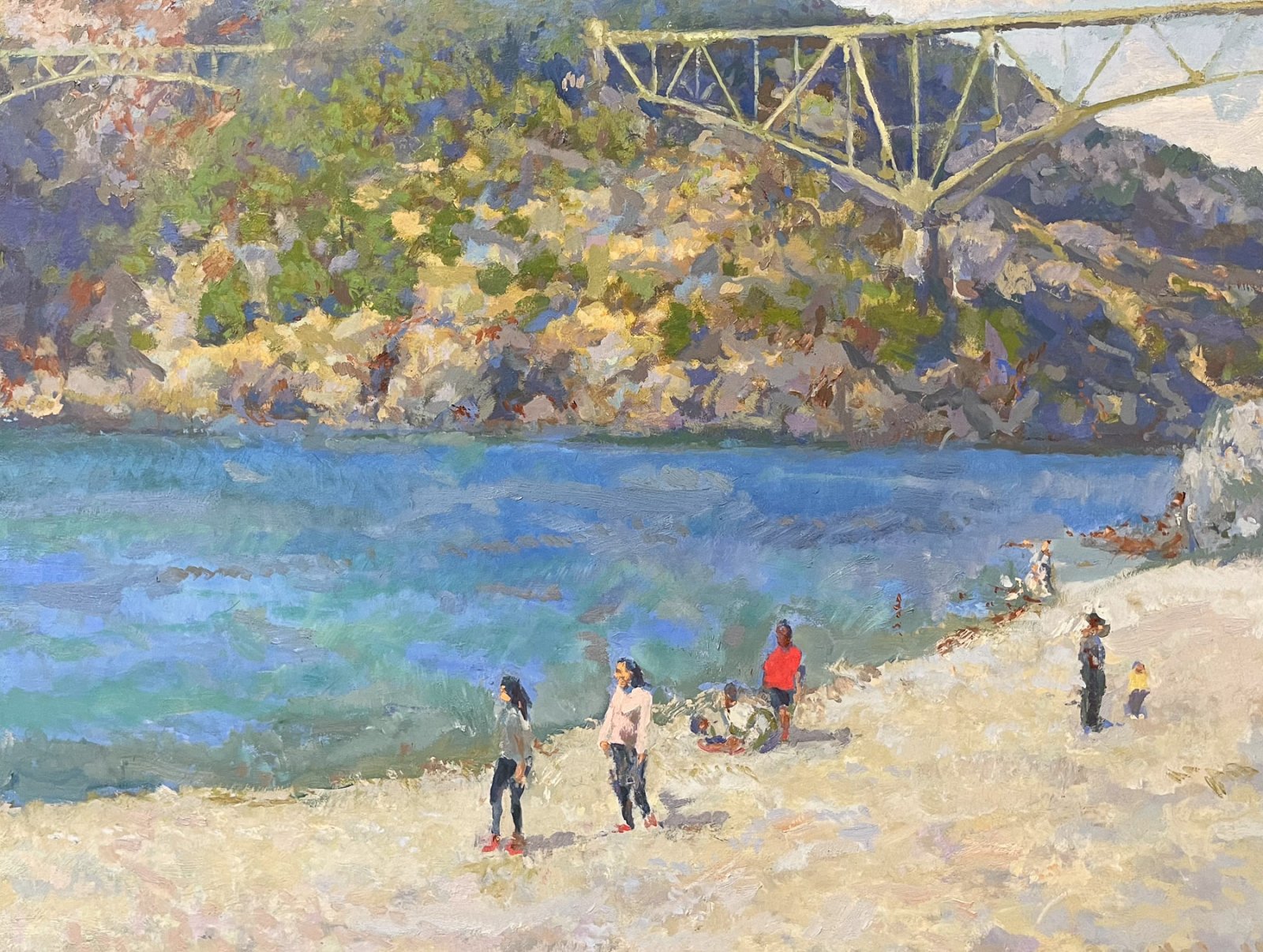 NORTH BEACH, Peter Malarkey, oil on linen, 27 x 36 inches, copyright ©2024