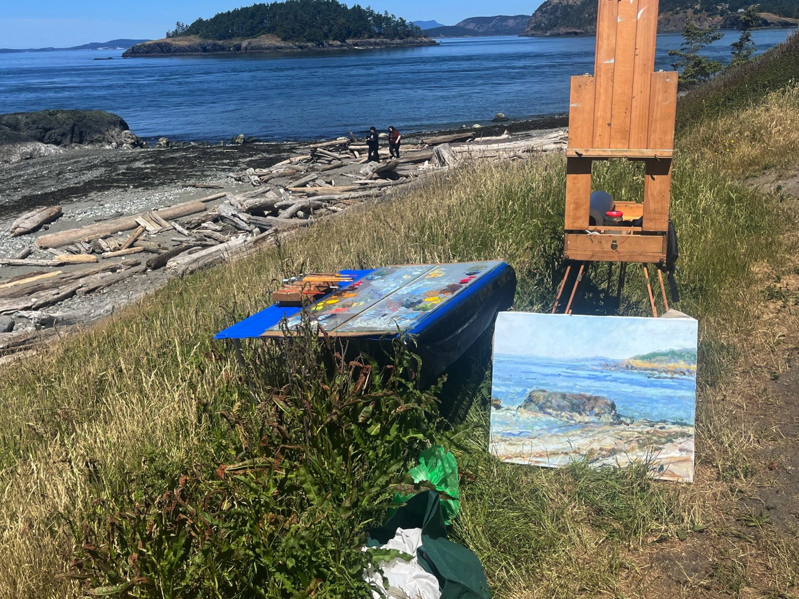 Peter Malarkey Plein Air Setup