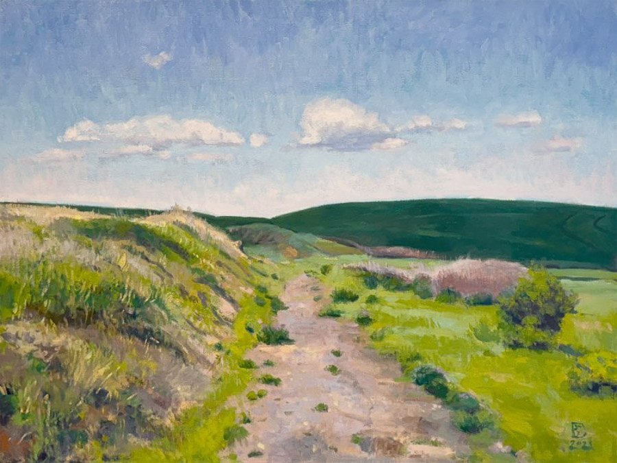 TERRITORIAL WASHINGTON, oil on linen, 36 x 48 inches, copyright ©2023