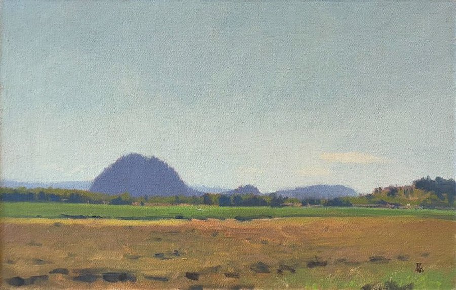 IKA ISLAND, oil on canvas, 14 x 22 inches, copyright ©1986